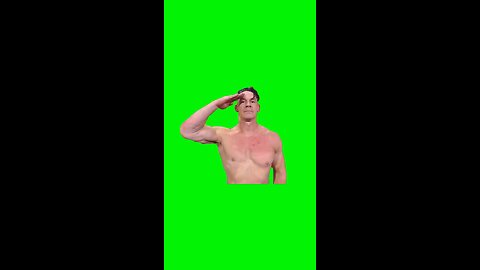 John Cena Salute | Green Screen #johncena #wrestling #wwe #meme #fyp