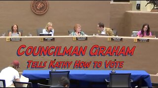 Councilman Graham demands that another Council person change their vote