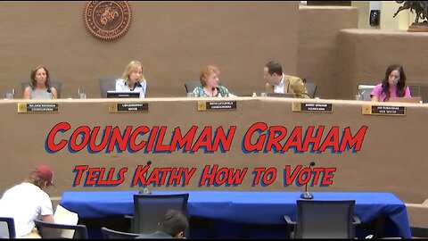 Councilman Graham demands that another Council person change their vote
