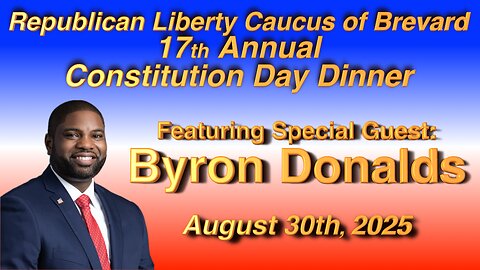 Congressman Byron Donalds • 17th Annual Constitution Day Dinner