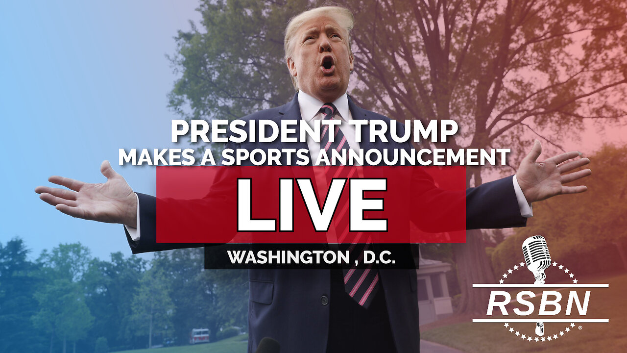 LIVE REPLAY: President Trump to Make a Sports Announcement - 5/5/25
