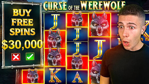 $30,000 Bonus Buy on Curse of the Werewolf Megaways 🐺 (30K Bonus Buy Series #18)