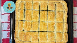 Vegan Greek Spinnach Pie - Traditional Recipe / Σπανακόπιτα Νηστίσιμη