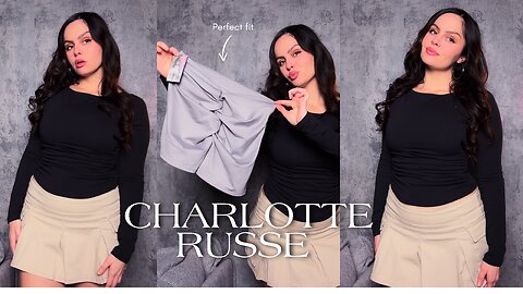 Mall Shopping Try On Haul | Charlotte Russe | Abigail Joy