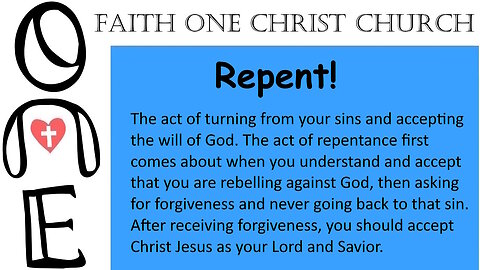 Repent!