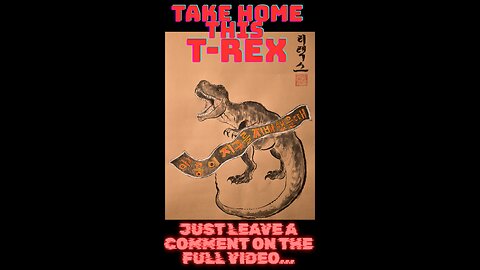 Claim This T. rex – Jurassic Park Tribute | Hand-Painted Dino Giveaway