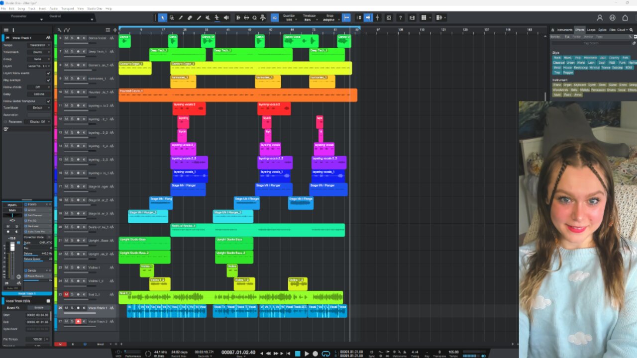 recording vocals & planning my EPs