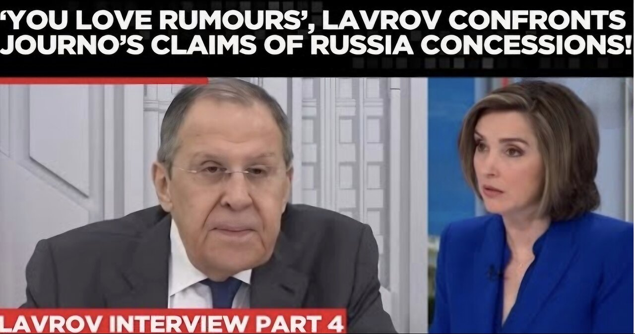 Sergey Lavrov Interview Part 4/4: Russia Denies Nuclear Threat & Conceding Any Territory For Peace