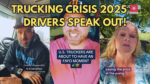 Truckers Sound the Alarm: How Tariffs & Politics Are Crippling the Industry