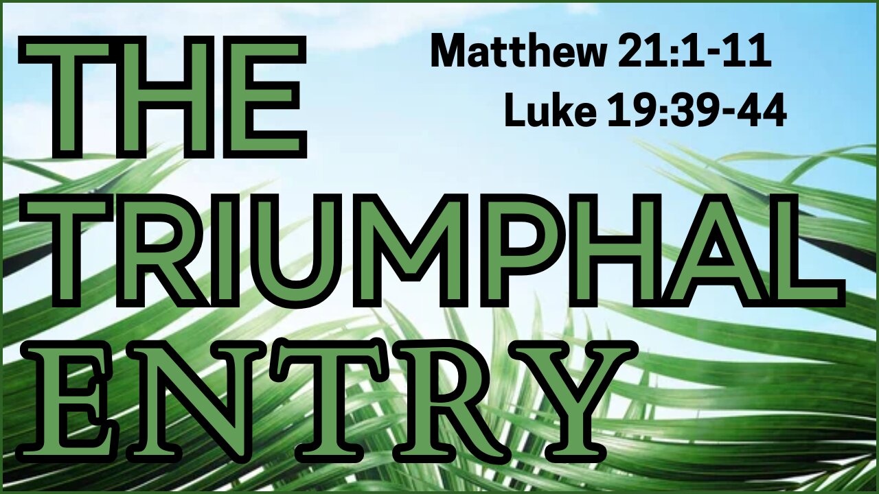 ECF Livestream 04-13-2025 | The Triumphal Entry_ Kevin Salinas | Worship with Kevin R.