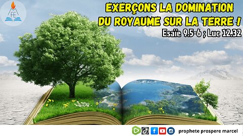 CULTE DU 06/04/2025 THEME : EXERCONS LA DOMINATION DU ROYAUME SUR LA TERRE !