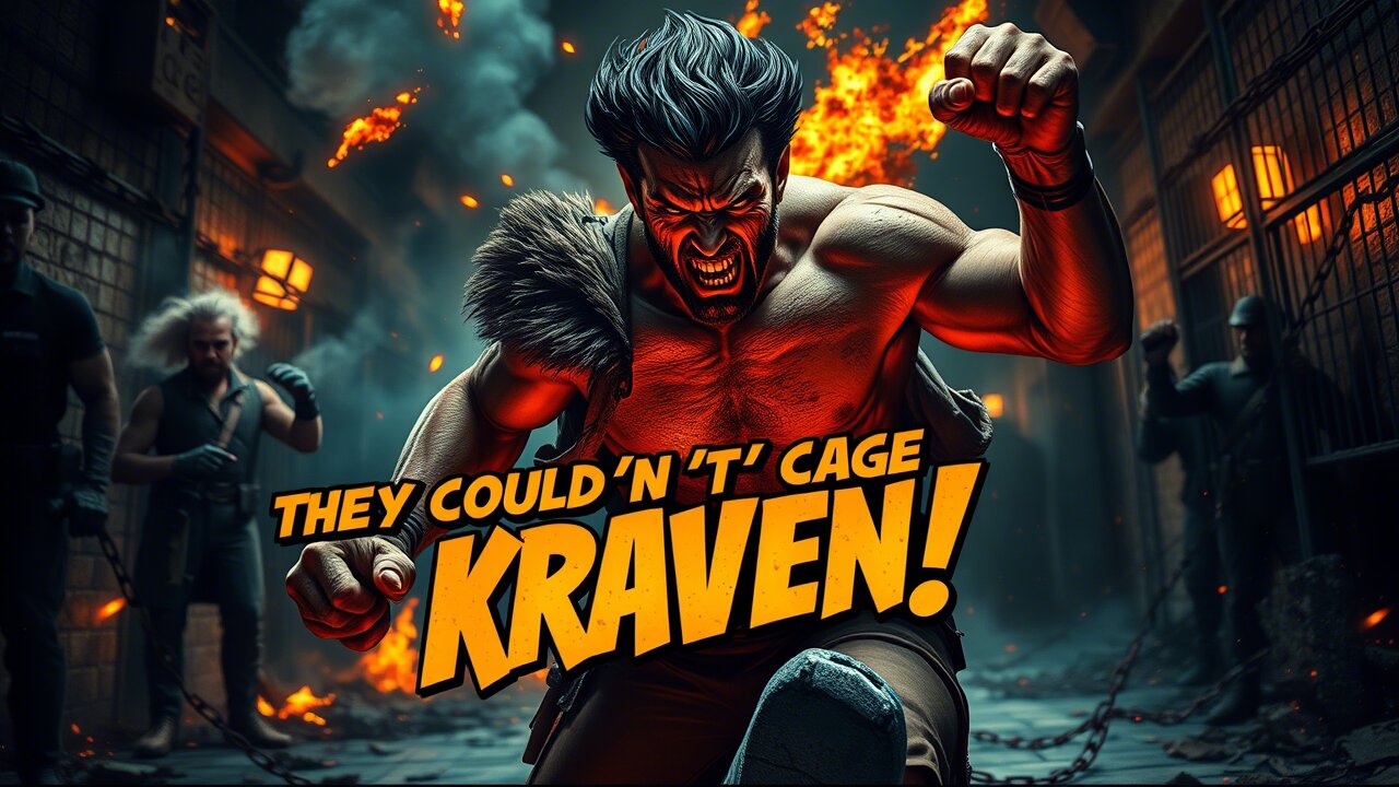 They Couldn’t Cage Kraven! 🔥 Prison Escape Scene