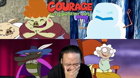 Courage The Cowardly Dog S1 Finale Eps 10 - 13 Reaction