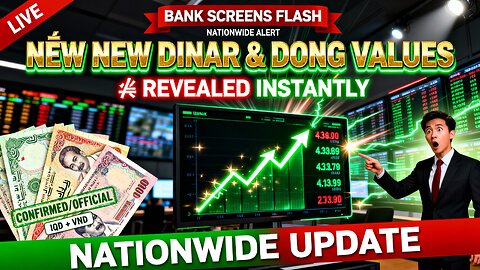 BANK SCREENS FLASH NATIONWIDE — NEW DINAR & DONG VALUES REVEALED INSTANTLY 💥 Iraqi Dinar News 2025