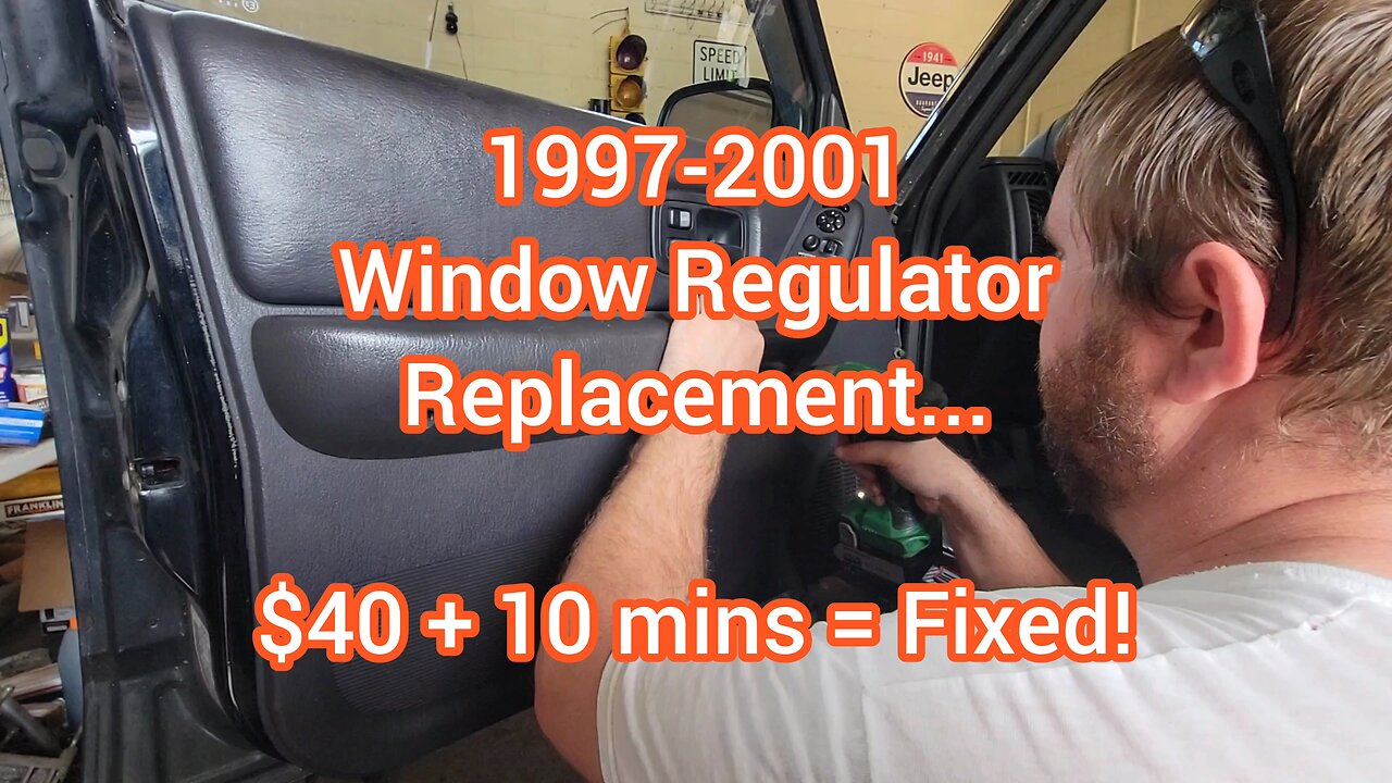 1997-2001 XJ Power Window Regulator Replacement...