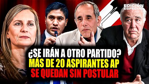 #EnVivo Acción Popular: Más de 20 congresistas y experlamentarios se quedan sin postular