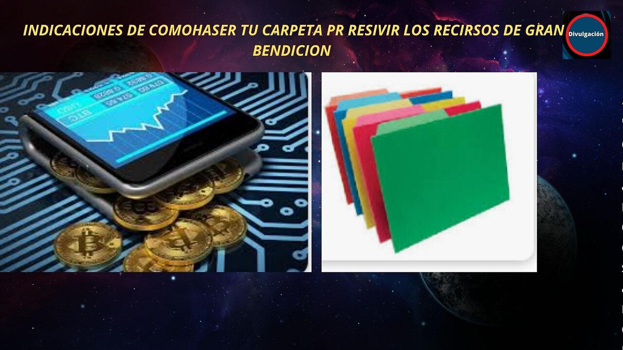 DOCUMENTOS PARA HACER LA CARPETA PARA RESIVIR LA gran bendicion