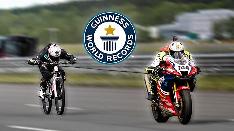 Fastest Towed Bicycle - Guinness World Records