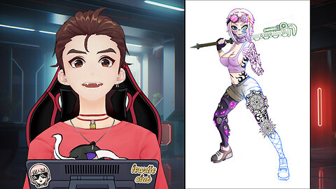Engineer Momoko – Twitch Art Timelapse ✍️