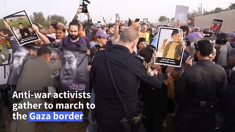 Hundreds Of Anti-War Activists In Israel Clash With Police