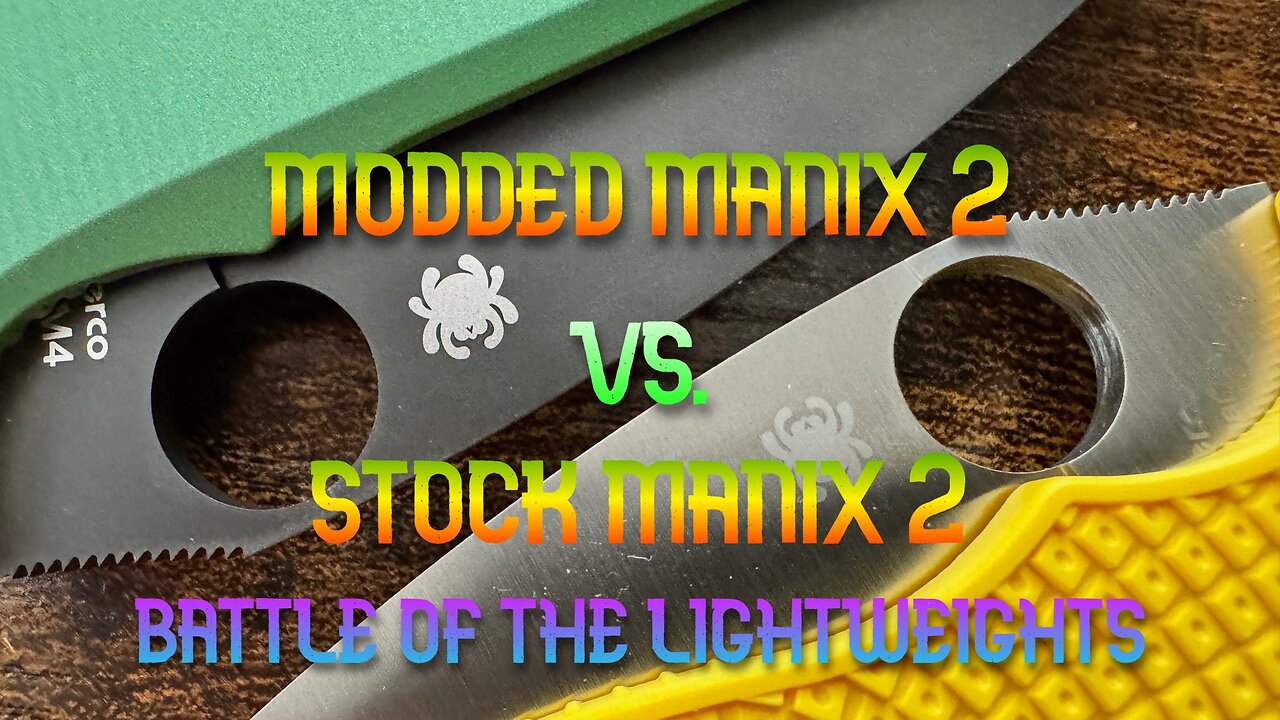 Spyderco Manix 2 LW vs Manix 2 LW