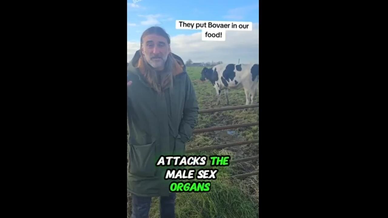 Drug Bovaer Put in Cow Feed to Stop Cow's FARTING, Pushed by UN - Attacks Human Fertility ~ Jens Patteeuw explains