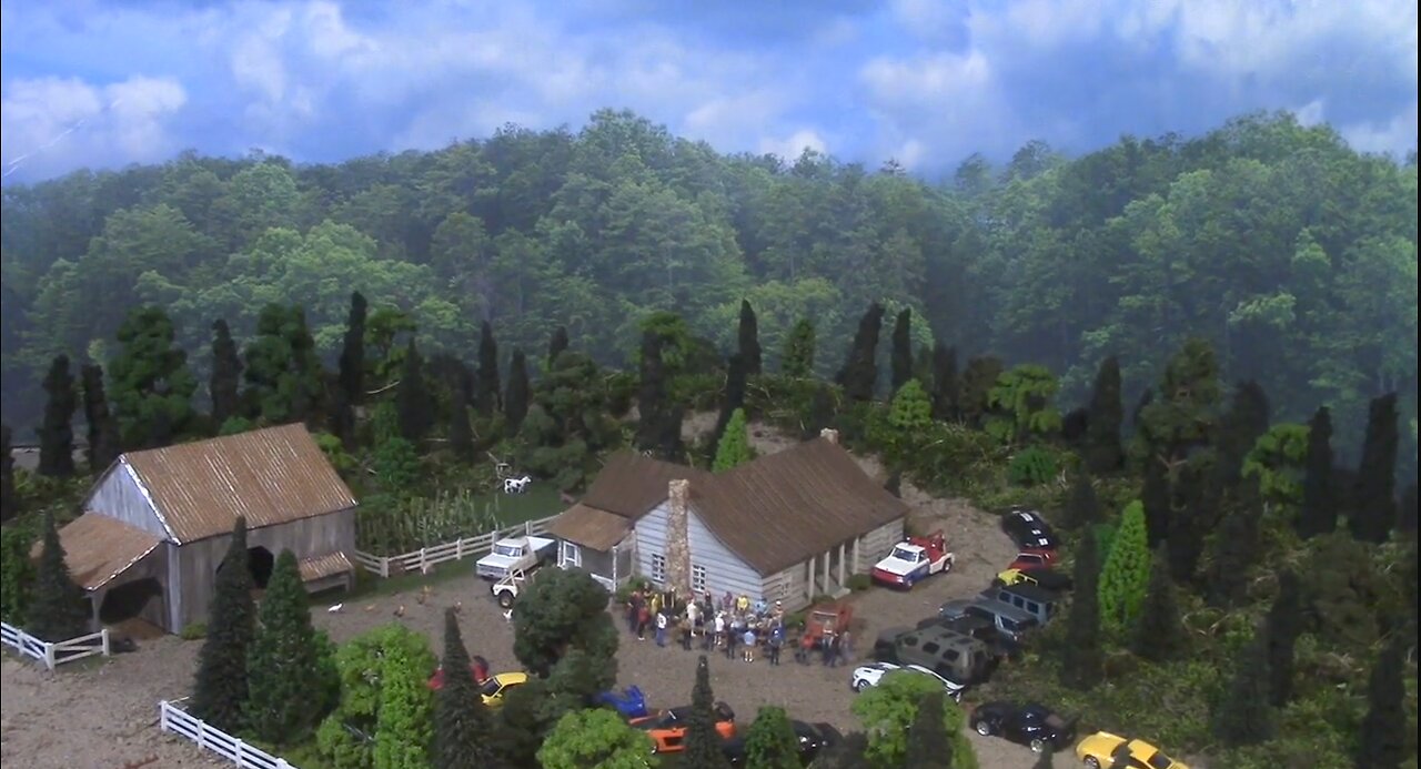 Hazzard County Christmas Diorama