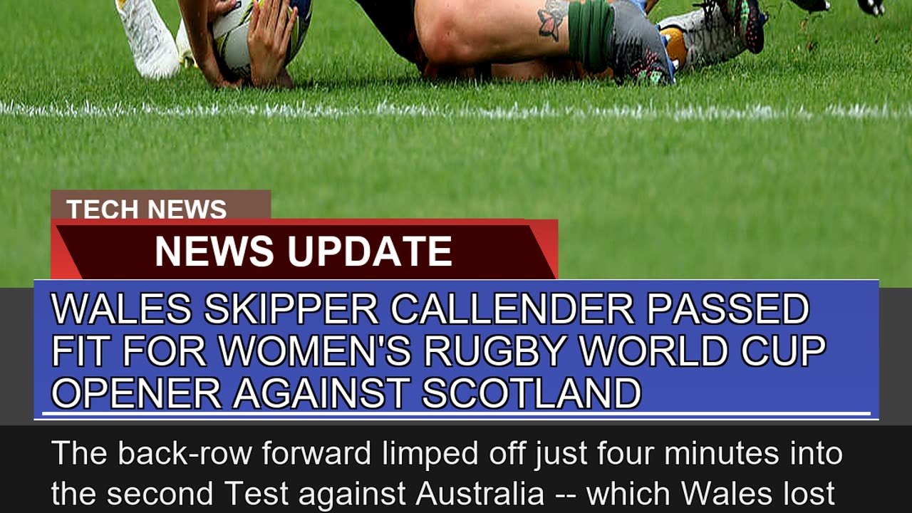 Wales Skipper Callender Passed Fit for Womens Rug