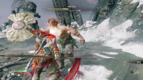 Kratos Meets Magni In Valhalla Boss Fight (Valhalla DLC).