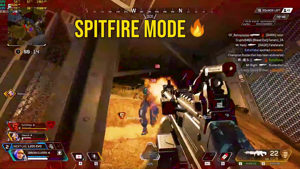Wattson’s Spitfire Squad Wipe on Kings Canyon – Apex Legends
