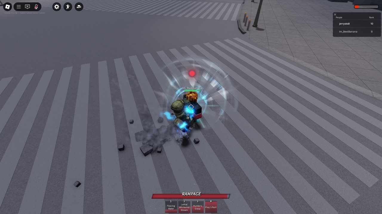 Playing 1v1 in The Strongest Battlegrounds in Roblox - (No Commentary).