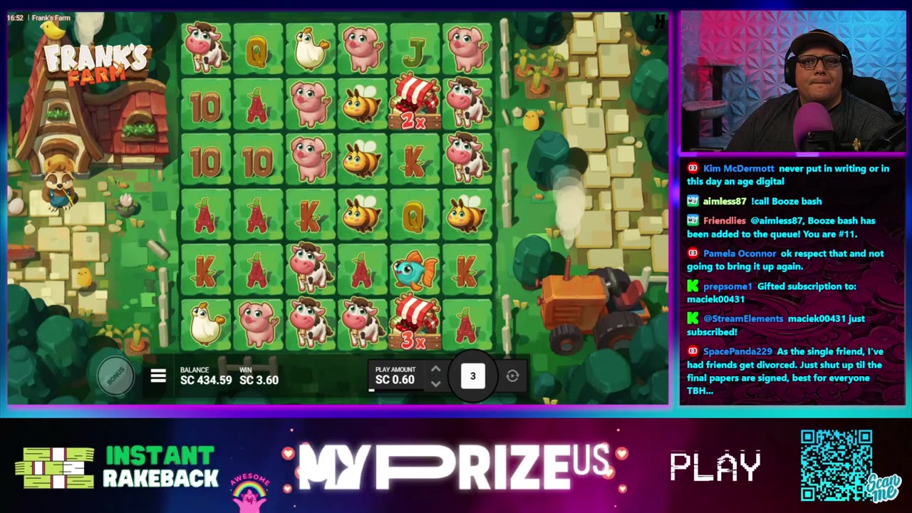 Live On Myprize! You Can Play Along!