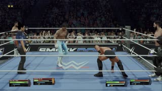 WWE 2k25 5 Universe Mode Two on Two Tag Team