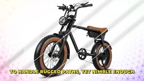 CMACEWHEEL K20 Electric Bike 20“ Fat Tire E-bike 48V/17Ah Battery 7-Speed Electric Bike