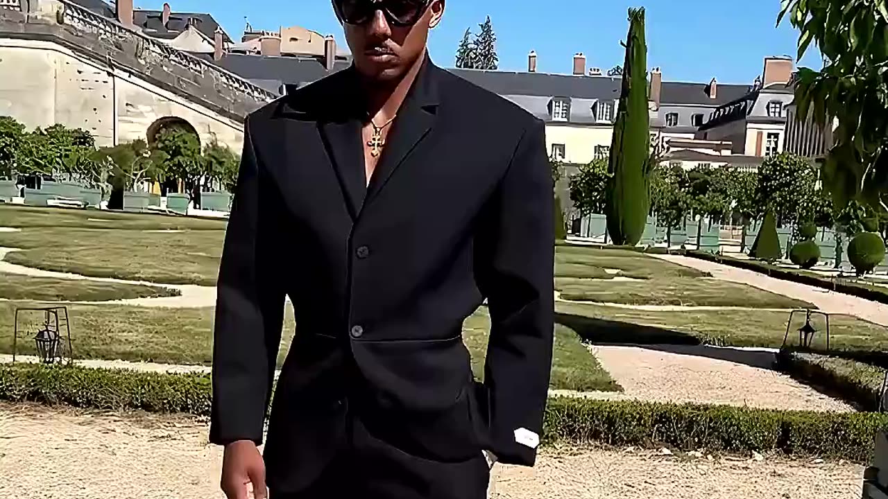 🏠✨ Koundé deslumbra en el evento de Jacquemus en Capri: moda y elegancia surrealista