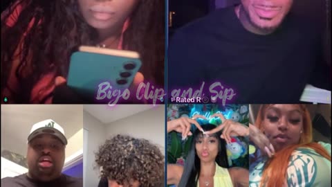 Moet silent in team on w/DreBaby Corey RatedR Chell Mocha 8/2/25 #bigoclipandsip