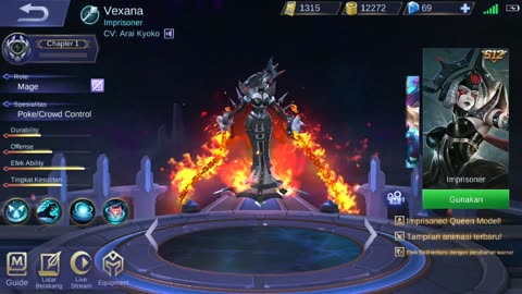 NEW Season 12 Skin VEXANA "Imprisoner" is SCARY! 💀 Full Skin Showcase (Mobile Legends)