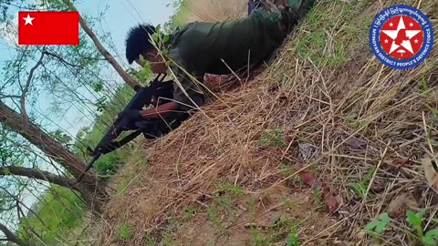 🚁💥 Myanmar War | Intense Combat Clips from Myingyan District | RCF