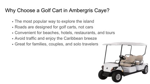 Best Golf Cart Rental in Ambergris Caye