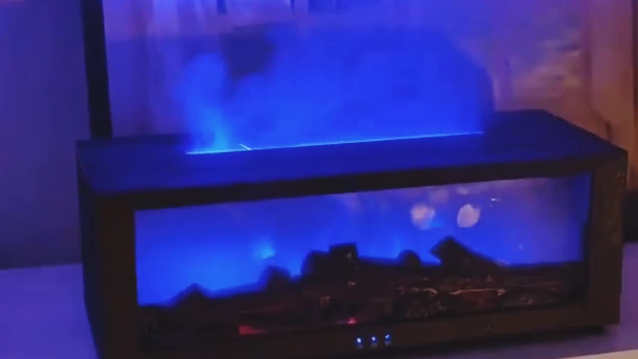 LED Fireplace Aroma Diffuser 🔥 | Relax & Decorate in Style