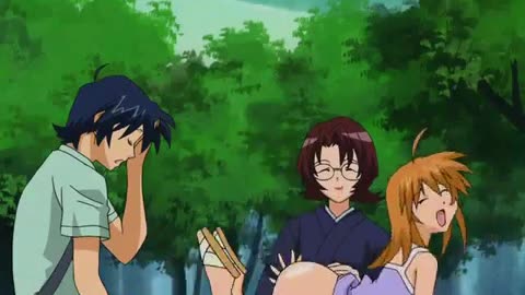 Ikki Tousen episode 09 spanking scene