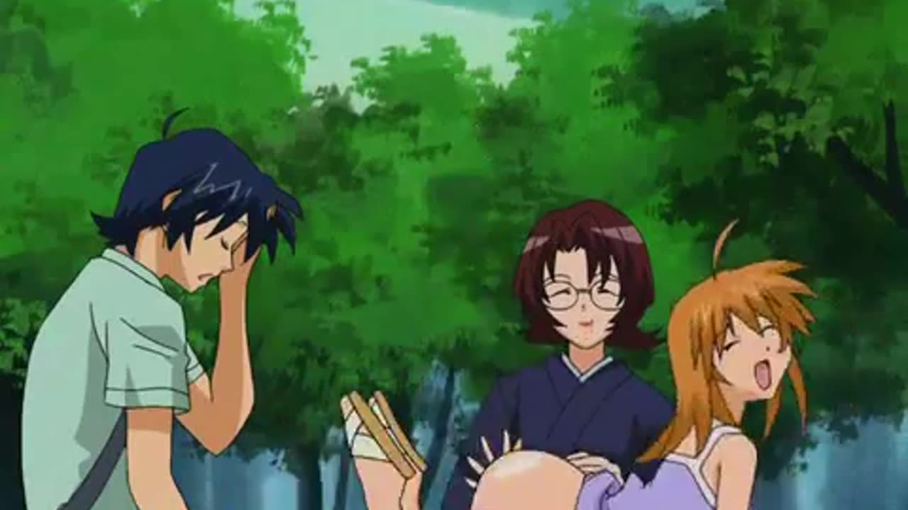 Ikki Tousen episode 09 spanking scene