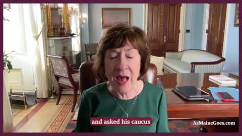 Susan Collins Blasts Chuck Schumer For Government Shutdown