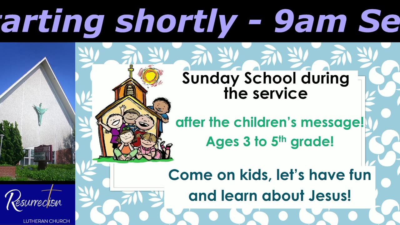 Sunday Service 9 am May 18, 2025