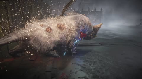 Fighting a crazy ahh hippo in Elden Ring