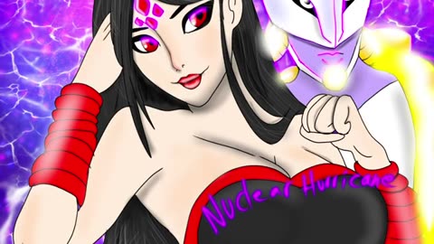 Oc speedpaint nuclear and the world over heaven