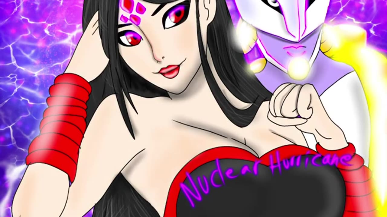 Oc speedpaint nuclear and the world over heaven