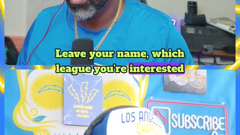 Join the Lightning Strike Fantasy League! In-Person Draft in San Diego + Online League Spots Open ⚡🏈
