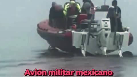Un avión militar mexicano con médicos a bordo se estrella en el mar