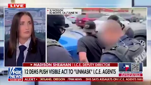⚠️ ICE Deputy Director Madison Sheahan addresses the “VISIBLE Act” co-sponsors by DEMOCRATS